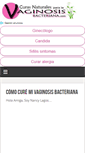 Mobile Screenshot of curasnaturalesparalavaginosisbacteriana.com